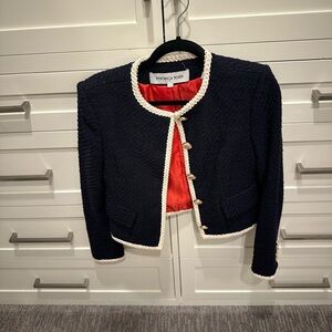 Veronica Beard Navy and Cream Women's Blazer